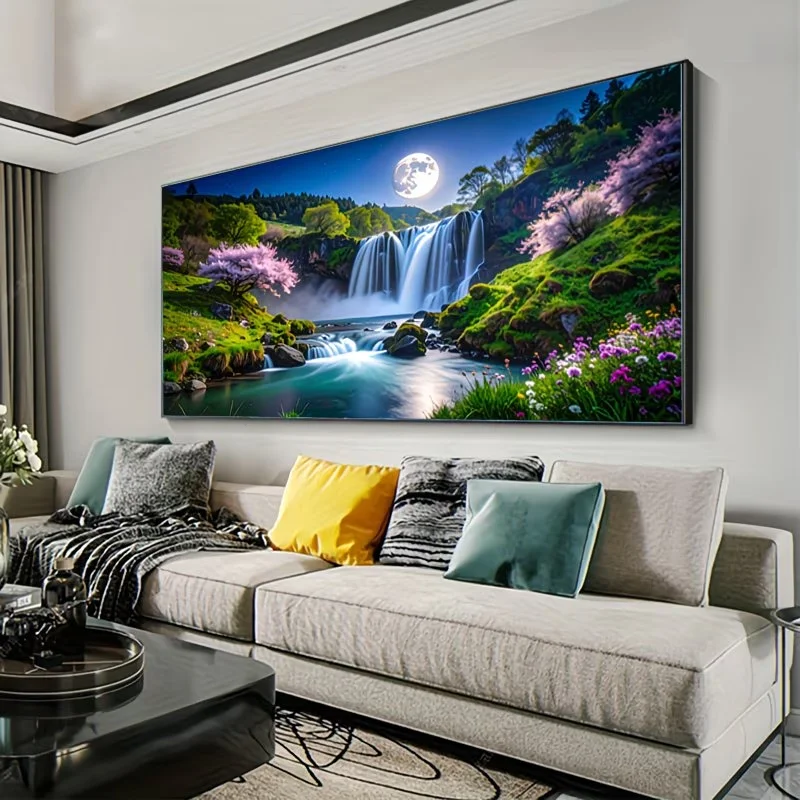 Full Square Round Diamond Painting Tropical Jungle Moonlight Waterfall Scenery 5D DIY Embroidery Mosaic Cross Stitch Kits
Full Square Round Diamond Painting Tropical Jungle Moonlight Waterfall Scenery 5D DIY Embroidery Mosaic Cross Stitch Kits