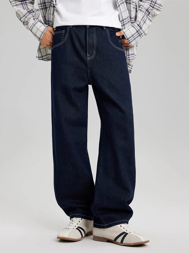 Deep Blue Men's Jeans Loose Straight Leg Original Color Wide Leg Knife American Retro Long Pants Autumn Winter Casual Cotton ...
Deep Blue Men's Jeans Loose Straight Leg Original Color Wide Leg Knife American Retro Long Pants Autumn Winter Casual Cotton ...