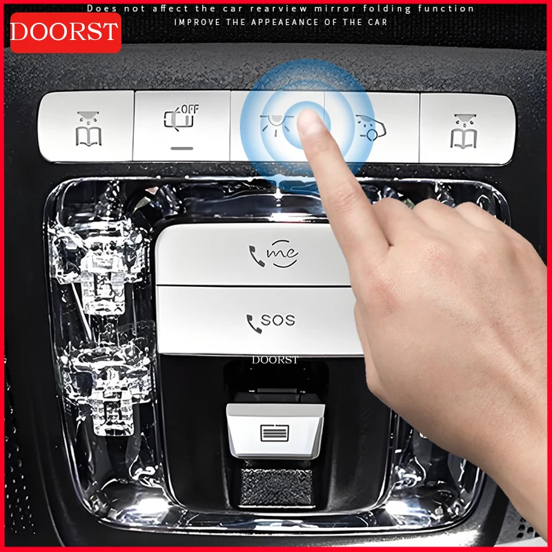 For Mercedes Benz EQA EQB GLE GLS Class W167 X167 Roof Reading Light Button Decorative Sticker Interior Modification Accessories
For Mercedes Benz EQA EQB GLE GLS Class W167 X167 Roof Reading Light Button Decorative Sticker Interior Modification Accessories