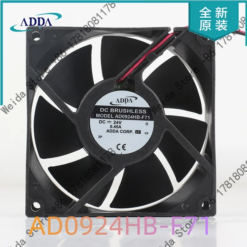 New ADDA 5V 12V 48V DC 24V 0.45A 9038 90X90X38MM 9CM inverter industrial computer AD0924HB-F71 cooling fan
New ADDA 5V 12V 48V DC 24V 0.45A 9038 90X90X38MM 9CM inverter industrial computer AD0924HB-F71 cooling fan