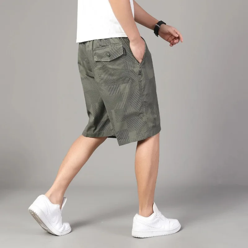 Men's Summer Lightweight Cotton 5-Point Shorts Loose Casual Beach Shorts Plus Size In Olive Green
Men's Summer Lightweight Cotton 5-Point Shorts Loose Casual Beach Shorts Plus Size In Olive Green