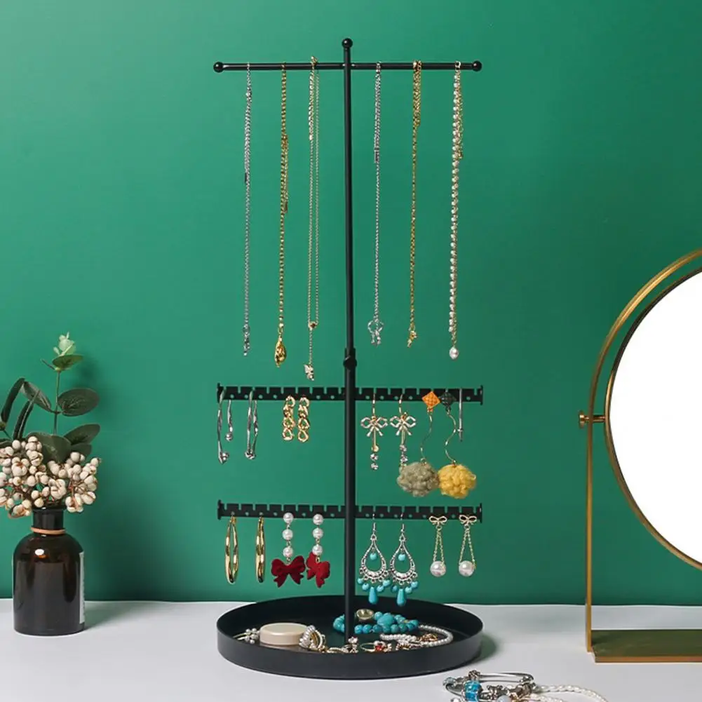 Necklace Organizer Jewelry Tree Stand Stylish Adjustable Height Jewelry Rack 3 Tier Necklace Earring Organizer Stand for Home
Necklace Organizer Jewelry Tree Stand Stylish Adjustable Height Jewelry Rack 3 Tier Necklace Earring Organizer Stand for Home