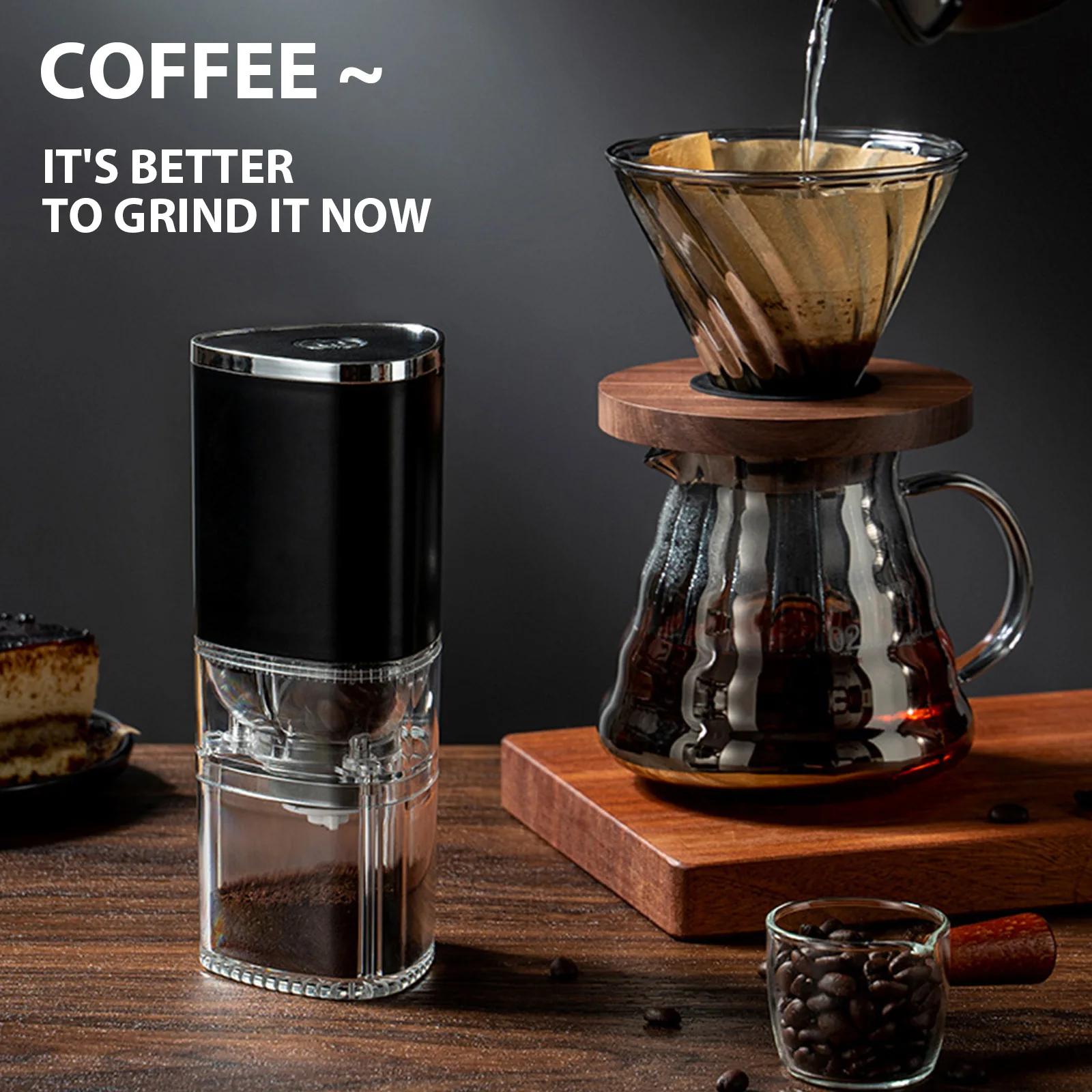 Coffee Grinder Portable Electric Coffee Grinder with Rechargeable Battery for Coffee Bean Milling Compact and Versatile
Coffee Grinder Portable Electric Coffee Grinder with Rechargeable Battery for Coffee Bean Milling Compact and Versatile