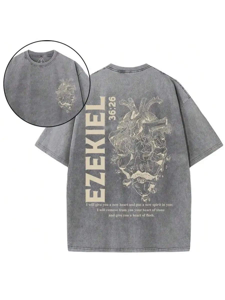 230G Soft Double-Washed Cotton Men’s Vintage Tee With Heart Graphic, Round Neck Summer Casual Shirt For Beach And Holidays
230G Soft Double-Washed Cotton Men’s Vintage Tee With Heart Graphic, Round Neck Summer Casual Shirt For Beach And Holidays