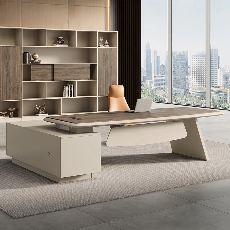 Boss desk Light luxury senior manager desk President's office Simple large desk desk
Boss desk Light luxury senior manager desk President's office Simple large desk desk