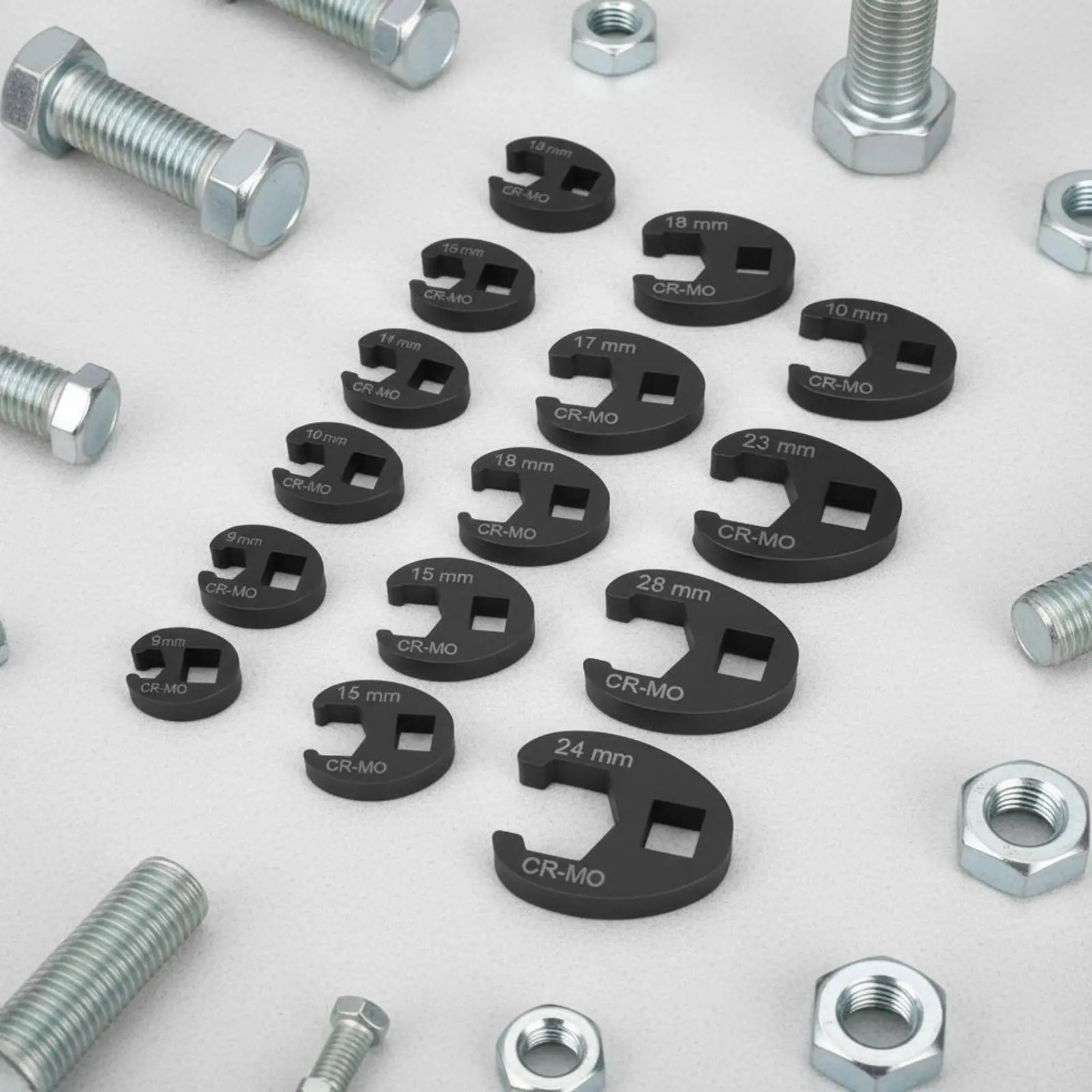 15 Pieces Interchangeable Head Wrench Set Tight Space Reach 3/8 Drive Wrench Head Set Mechanic Tool Kit Metal Molybdenum Steel
15 Pieces Interchangeable Head Wrench Set Tight Space Reach 3/8 Drive Wrench Head Set Mechanic Tool Kit Metal Molybdenum Steel