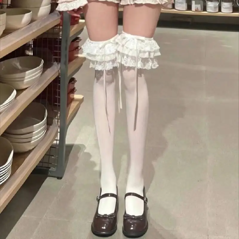 L5YC 1 Pair Frilly Socks Ballet Socks Ruffle Calf Socks with Bows Lace Top Calf Socks
L5YC 1 Pair Frilly Socks Ballet Socks Ruffle Calf Socks with Bows Lace Top Calf Socks