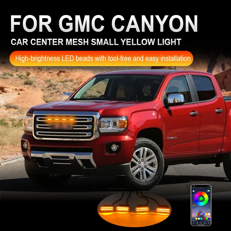FOR GMC CANYON Specialized center grid small yellow light Front Grille Lights Daytime Running Warning Light
FOR GMC CANYON Specialized center grid small yellow light Front Grille Lights Daytime Running Warning Light