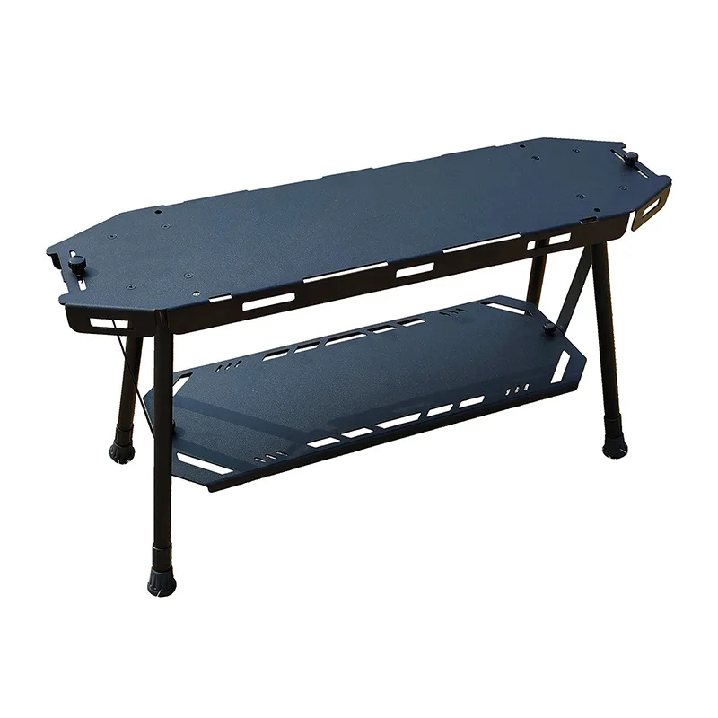 YJQ outdoor aluminum alloy folding camping multi-functional portable storage table
YJQ outdoor aluminum alloy folding camping multi-functional portable storage table