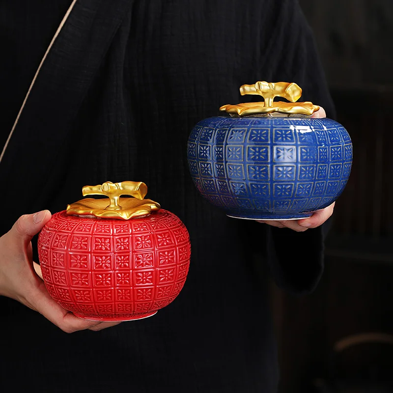 Nordic Embossed Ceramic Tea Can Gold Plated Lid Lid Seal Moisture-proof Coffee Can Craft Ornaments Storage Container Home Decor
Nordic Embossed Ceramic Tea Can Gold Plated Lid Lid Seal Moisture-proof Coffee Can Craft Ornaments Storage Container Home Decor