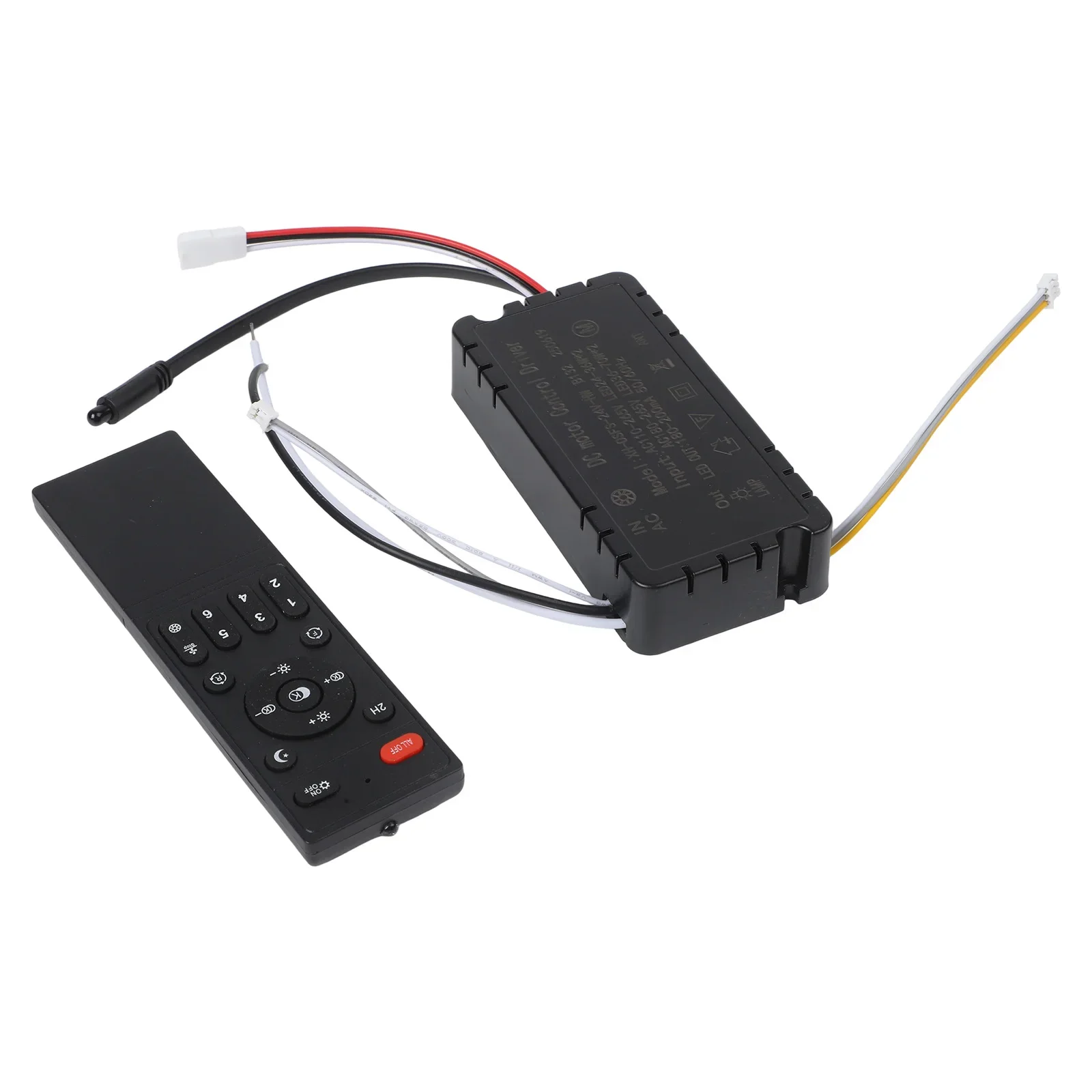 Inverter Remote Control For Fan Lights With 6 Speed Stepless Dimming Receiver Suitable For Ceiling Fans With Infrared Technology
Inverter Remote Control For Fan Lights With 6 Speed Stepless Dimming Receiver Suitable For Ceiling Fans With Infrared Technology
