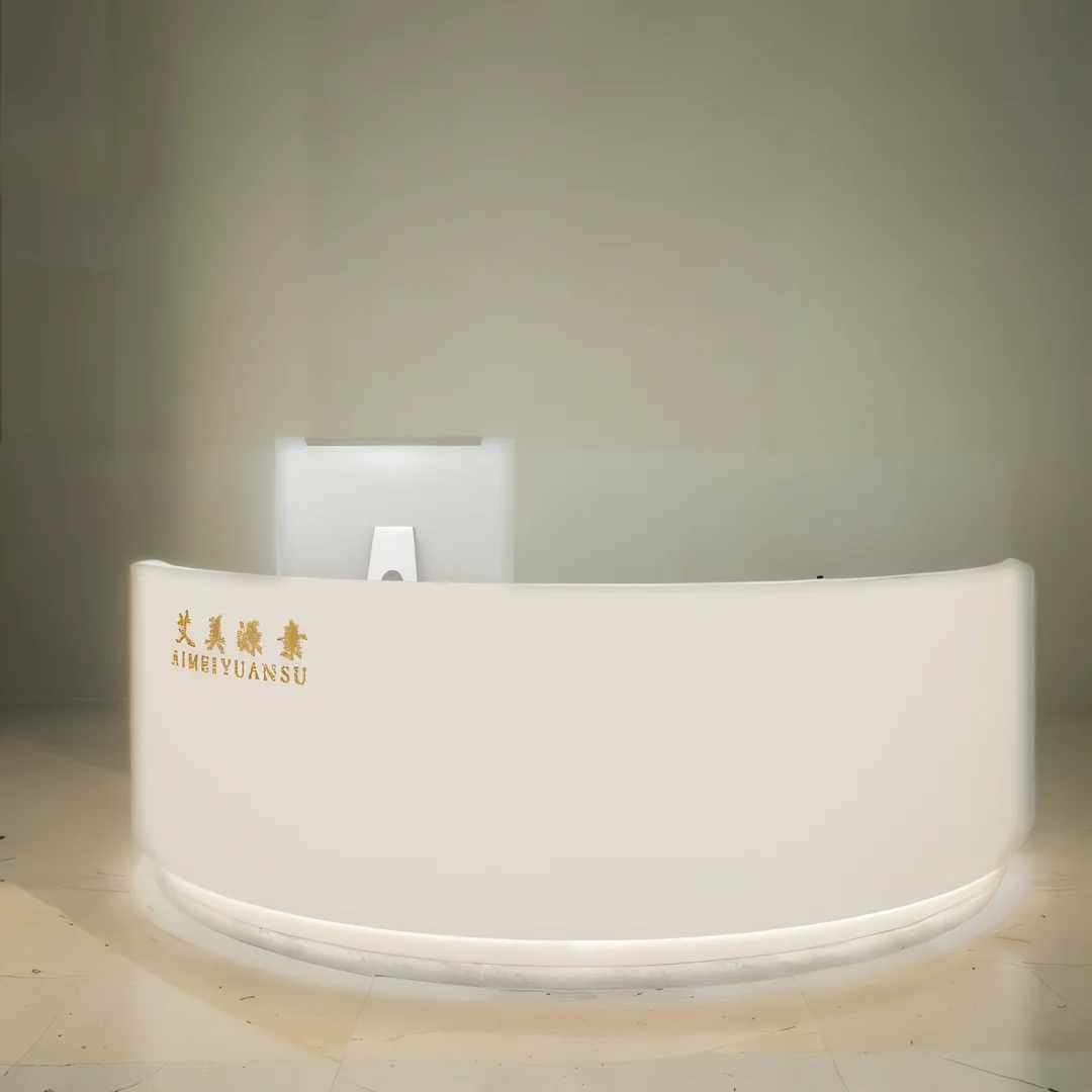 Reception Counter Cosmetics Luxurious Office Desk Beauty Center Table Long Salon Furniture Empfangstheke Receptionist Front
Reception Counter Cosmetics Luxurious Office Desk Beauty Center Table Long Salon Furniture Empfangstheke Receptionist Front