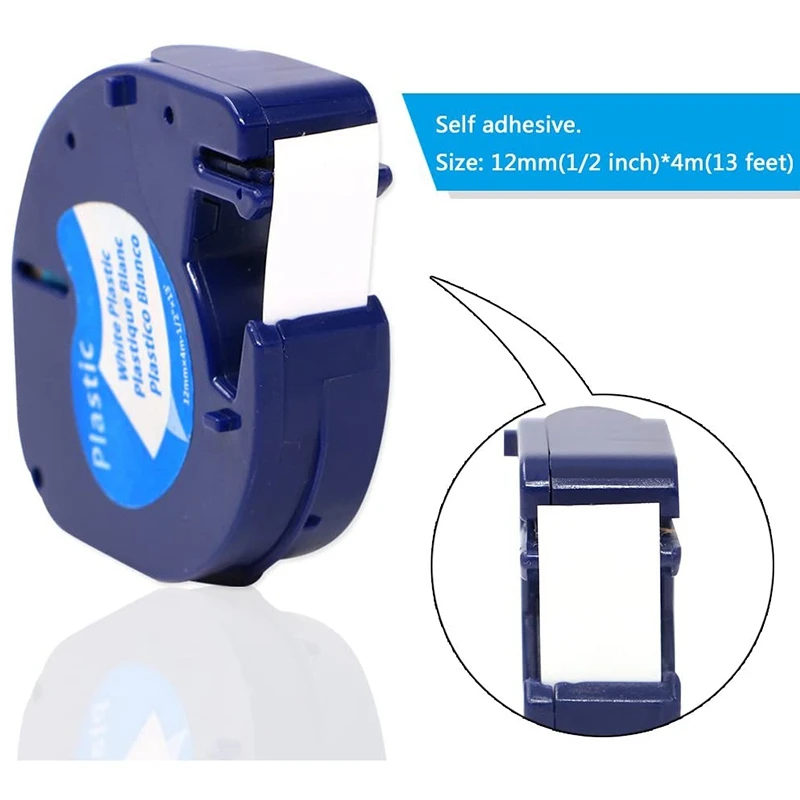 Изысканная-3 шт. совместимая сменная лента для этикеток для Dymo Letratag черная на белом пластиковой ленте для этикеток Letratag Label Maker 
Изысканная-3 шт. совместимая сменная лента для этикеток для Dymo Letratag черная на белом пластиковой ленте для этикеток Letratag Label Maker