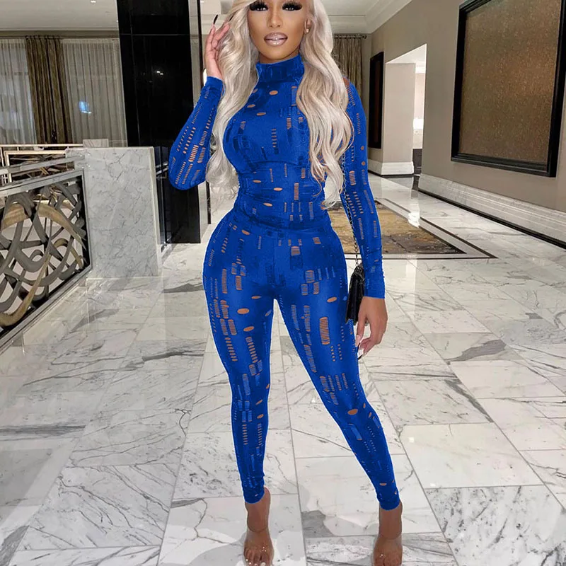 Streetwear Two Piece Sets Womens Outfits Club Party Hollow Out Top and Push Up Leggings Skinny Matching Sets Sweatsuit Vendors
Streetwear Two Piece Sets Womens Outfits Club Party Hollow Out Top and Push Up Leggings Skinny Matching Sets Sweatsuit Vendors