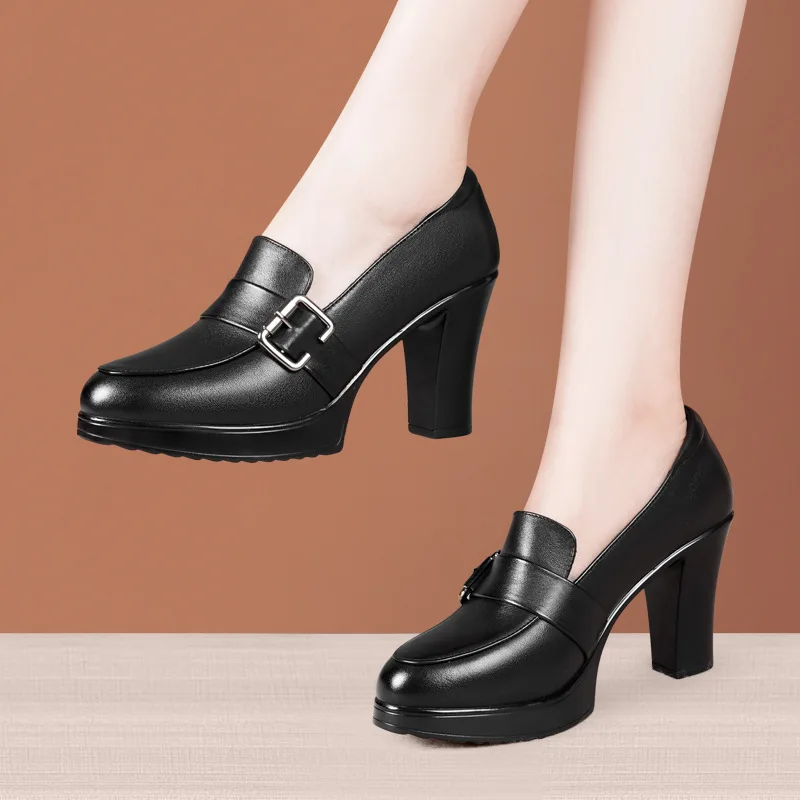 5cm 7cm 9cm Elegant Deep Mouth British Style Soft Leather Loafers Platofrm Pumps 2025 Trend Spring Med Block Heels Shoes Office
5cm 7cm 9cm Elegant Deep Mouth British Style Soft Leather Loafers Platofrm Pumps 2025 Trend Spring Med Block Heels Shoes Office