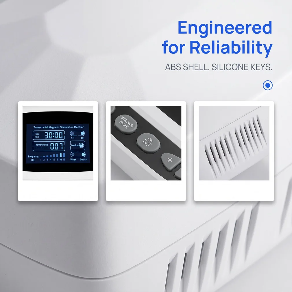 RTMS Transcranial Magnetic Stimulation for Autism ADHD Focus Improvement Non-Invasive Brain Stimulator Nerve Activation
RTMS Transcranial Magnetic Stimulation for Autism ADHD Focus Improvement Non-Invasive Brain Stimulator Nerve Activation
