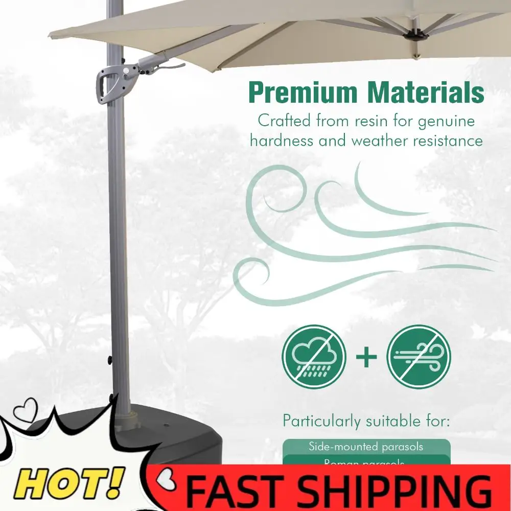 Усиленное основание для уличного зонта на колесах, для террасы, зоны у бассейна и газона
Усиленное основание для уличного зонта на колесах, для террасы, зоны у бассейна и газона