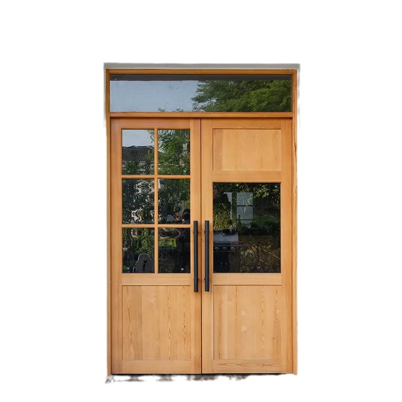 High value log wind solid wood doors and windows pure log custom lattice swing door homestay
High value log wind solid wood doors and windows pure log custom lattice swing door homestay