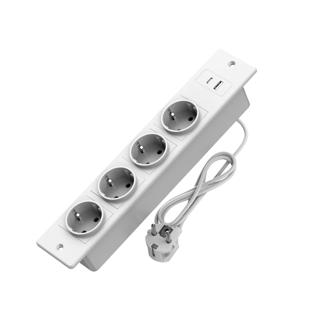 Белая встраиваемая розетка-удлинитель с 4 AC-розетками, 2 USB-портами, 3680 Вт, 16 А, вилка EU, защита от перенапряжения, настольная розетка с кабелем 1,5 м для дома и офиса
Белая встраиваемая розетка-удлинитель с 4 AC-розетками, 2 USB-портами, 3680 Вт, 16 А, вилка EU, защита от перенапряжения, настольная розетка с кабелем 1,5 м для дома и офиса