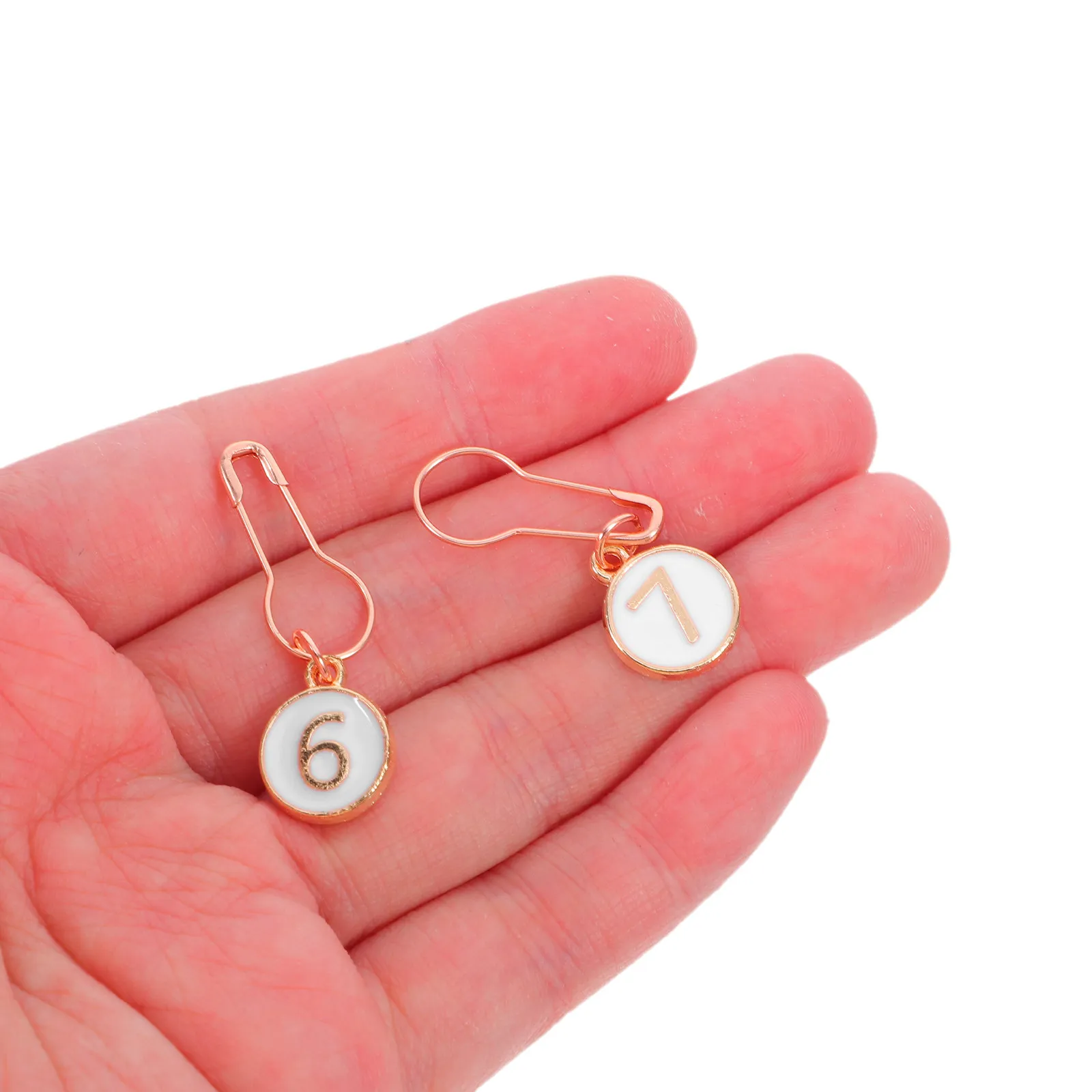 10 Pcs Crochet Place Markers Knit Counter for Crocheting Knitting Auxiliary Tools Colored
10 Pcs Crochet Place Markers Knit Counter for Crocheting Knitting Auxiliary Tools Colored