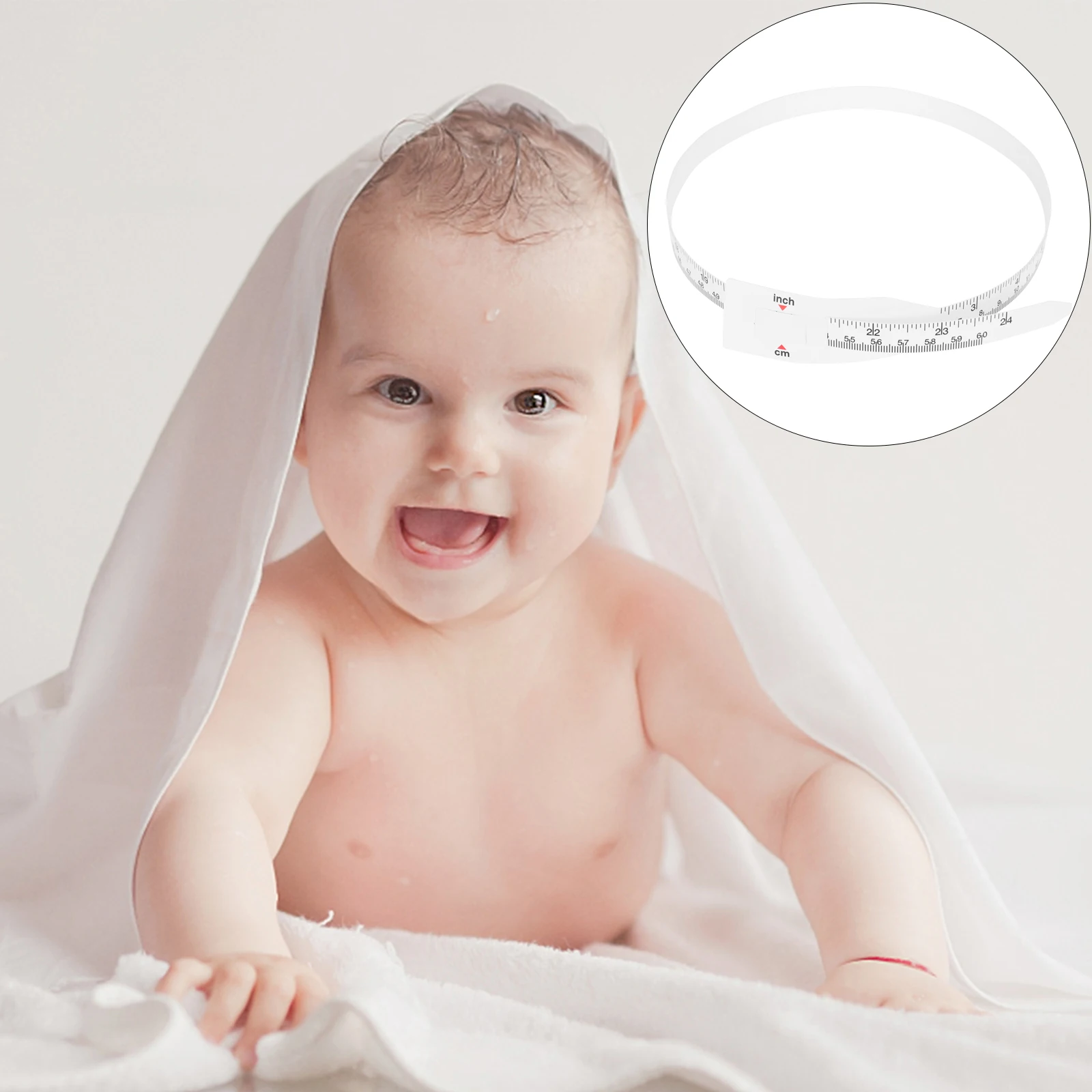 3pcs Plastic Head Circumference Measuring Tape Flexible Pp 60Cm 24Inch Retractable Tool For Children Arm Length Testing
3pcs Plastic Head Circumference Measuring Tape Flexible Pp 60Cm 24Inch Retractable Tool For Children Arm Length Testing