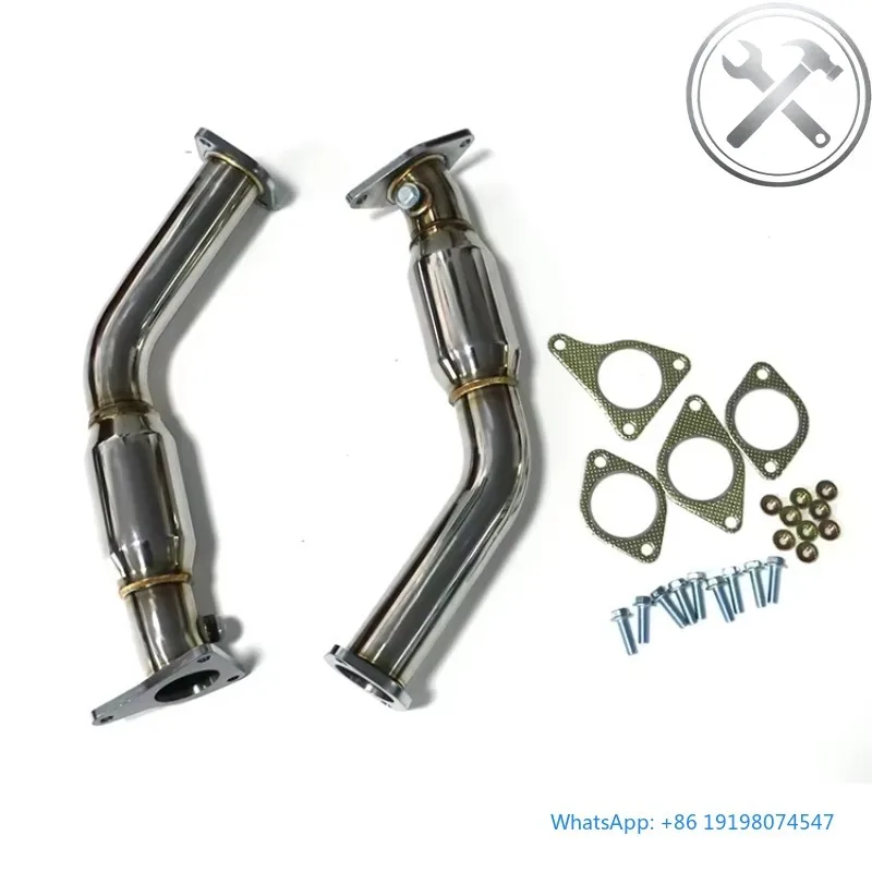 Resonated Downpipe Straight Pipe Exhaust System For Infiniti Q50 Q60 16-19 3.0TT Redsport AWD RWD
Resonated Downpipe Straight Pipe Exhaust System For Infiniti Q50 Q60 16-19 3.0TT Redsport AWD RWD