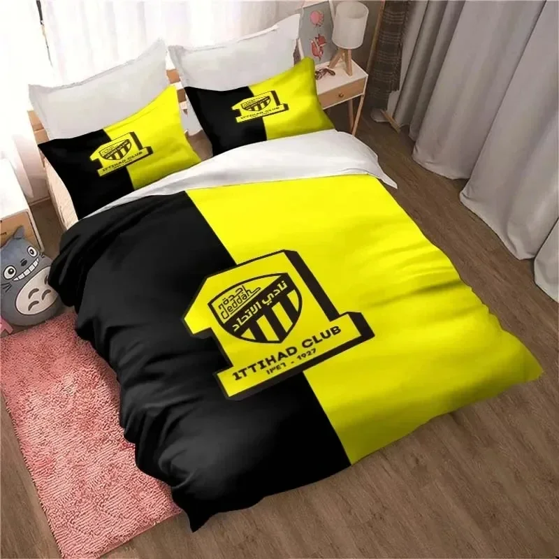 3D Print Al-Ittihad Club Jeddah Bedding Set Double Twin King Duvet Cover Comforter Pillowcase Boys Girls Adults Bedroom
3D Print Al-Ittihad Club Jeddah Bedding Set Double Twin King Duvet Cover Comforter Pillowcase Boys Girls Adults Bedroom