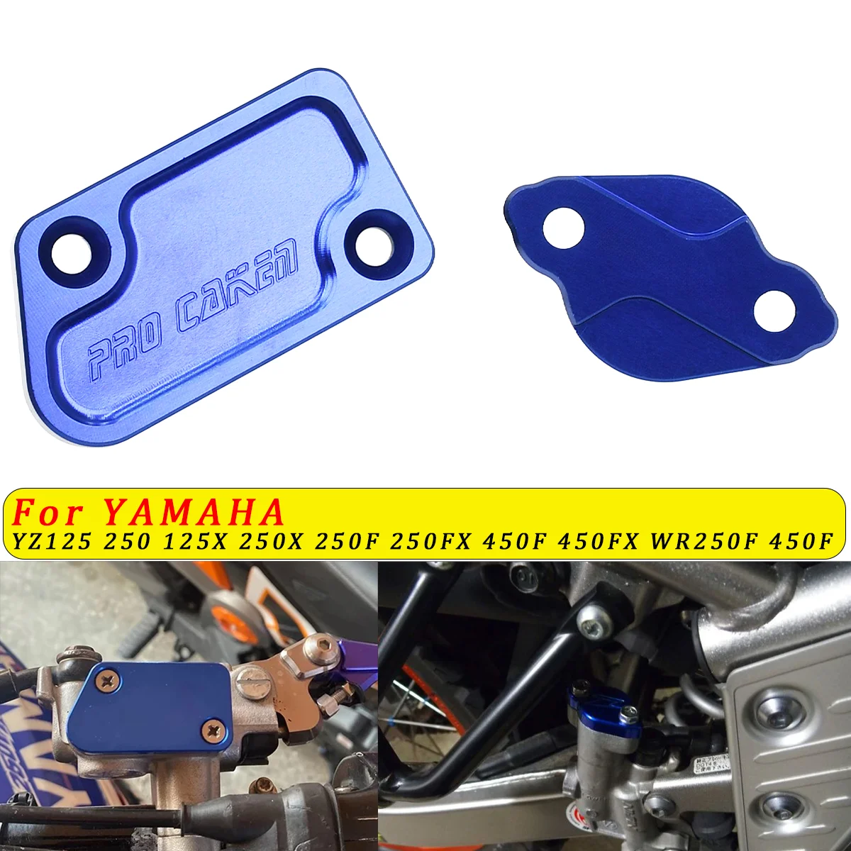 Motorcycle CNC Front Rear Brake Reservoir Cover Cap For Yamaha YZ125 125X 250 250X 250F 250FX 450F 450FX WR 250F 450F 2007-2021
Motorcycle CNC Front Rear Brake Reservoir Cover Cap For Yamaha YZ125 125X 250 250X 250F 250FX 450F 450FX WR 250F 450F 2007-2021