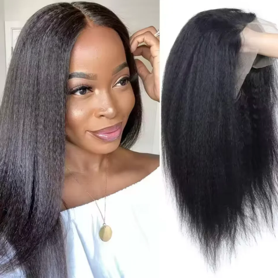 13x4 Kinky Straight Lace Front Wig Human Hair HD Прозрачные кружевные фронтальные парики Remy Human Hair Бесклеевые парики с кружевной частью для женщин
13x4 Kinky Straight Lace Front Wig Human Hair HD Прозрачные кружевные фронтальные парики Remy Human Hair Бесклеевые парики с кружевной частью для женщин