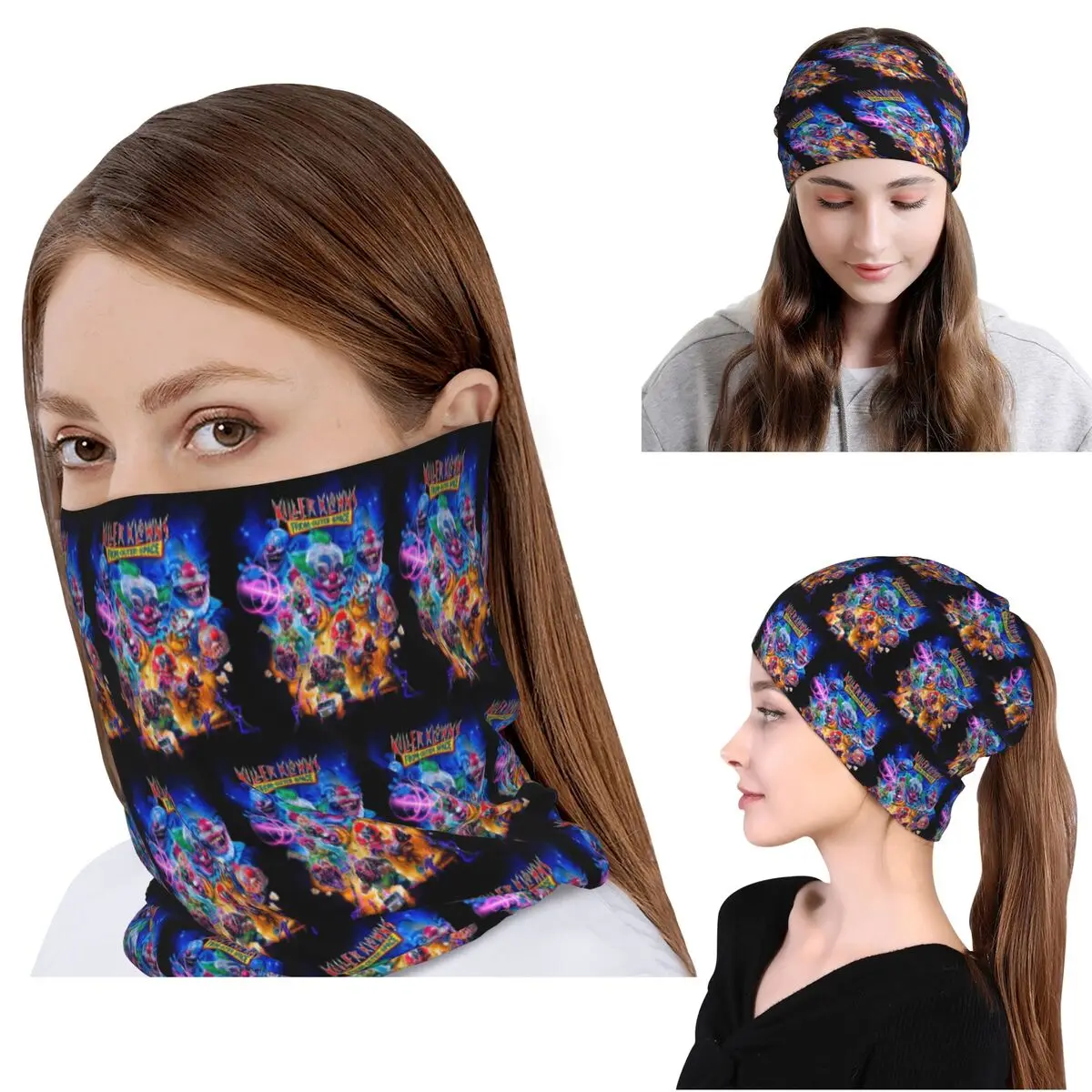 Killer Klowns From Outer Space Horror Movie Bandana Neck Cover Wrap Mask Scarf Multi-use Headband Beanies Hat Unisex Winter
Killer Klowns From Outer Space Horror Movie Bandana Neck Cover Wrap Mask Scarf Multi-use Headband Beanies Hat Unisex Winter