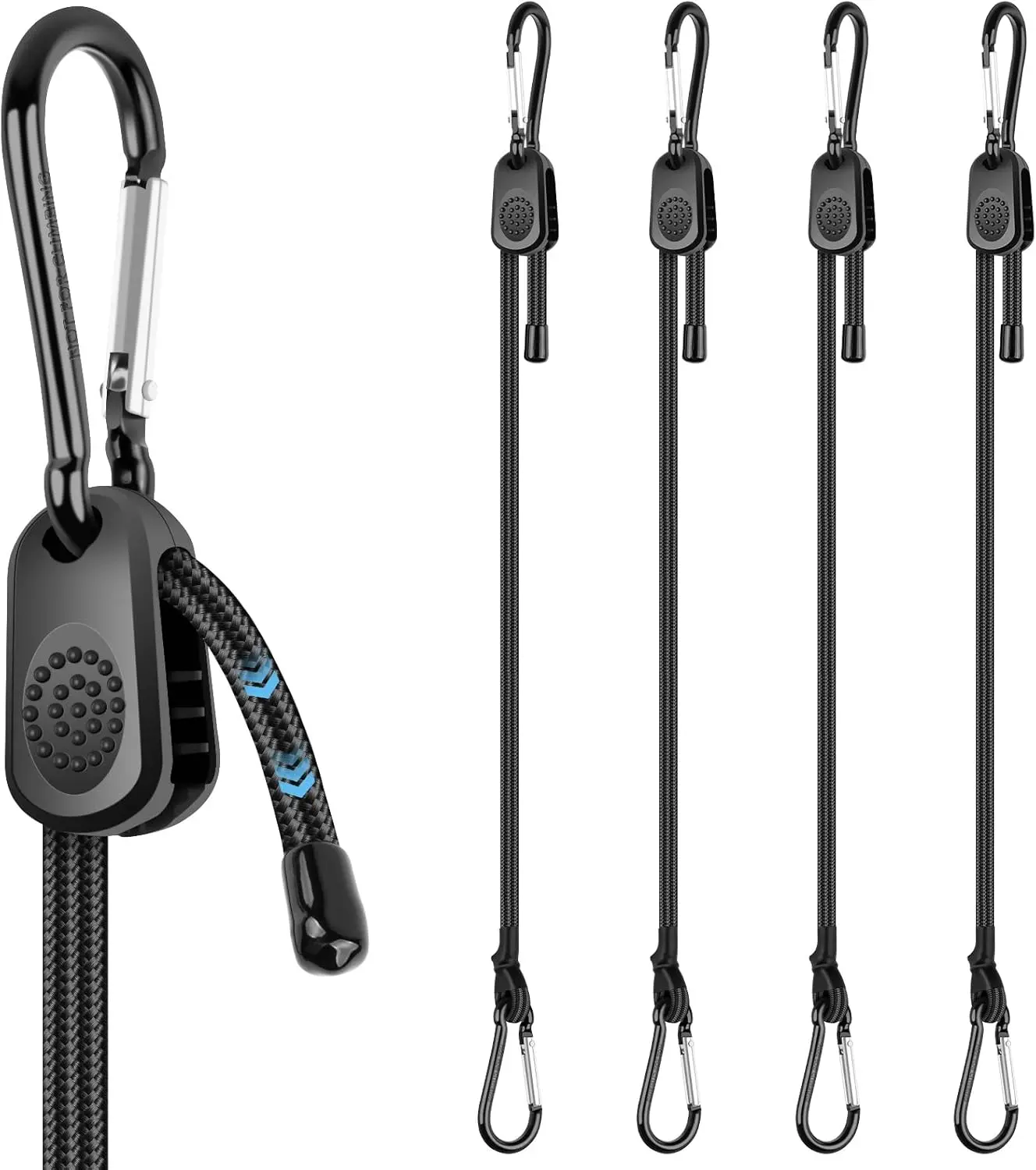 Регулируемые эластичные шнуры, 4 шт., черные, с прочными крюками для кемпинга, перевозки грузов, велосипедов, тентов
Регулируемые эластичные шнуры, 4 шт., черные, с прочными крюками для кемпинга, перевозки грузов, велосипедов, тентов