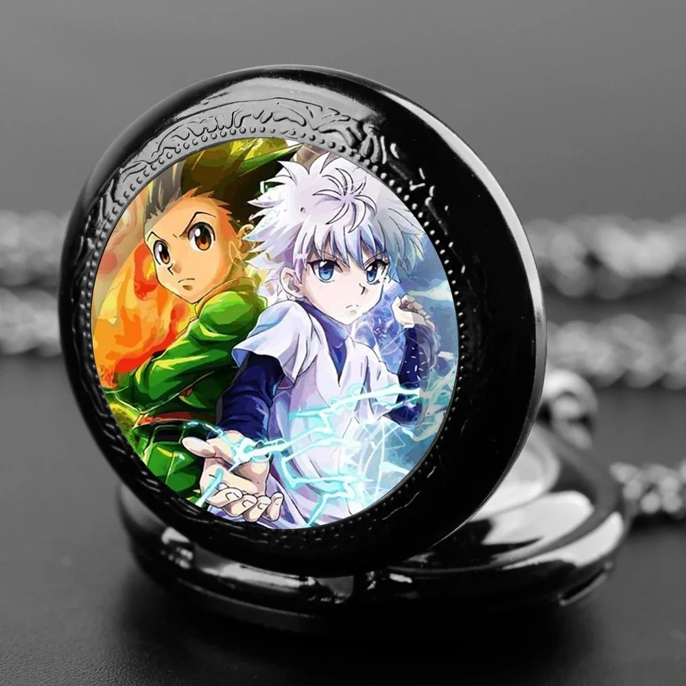 Hunter X Hunter Killua Zoldyck Quartz Pocket Watch for Women Men Necklace Unique Pendant Clock Chain Watch Gift Accessories
Hunter X Hunter Killua Zoldyck Quartz Pocket Watch for Women Men Necklace Unique Pendant Clock Chain Watch Gift Accessories