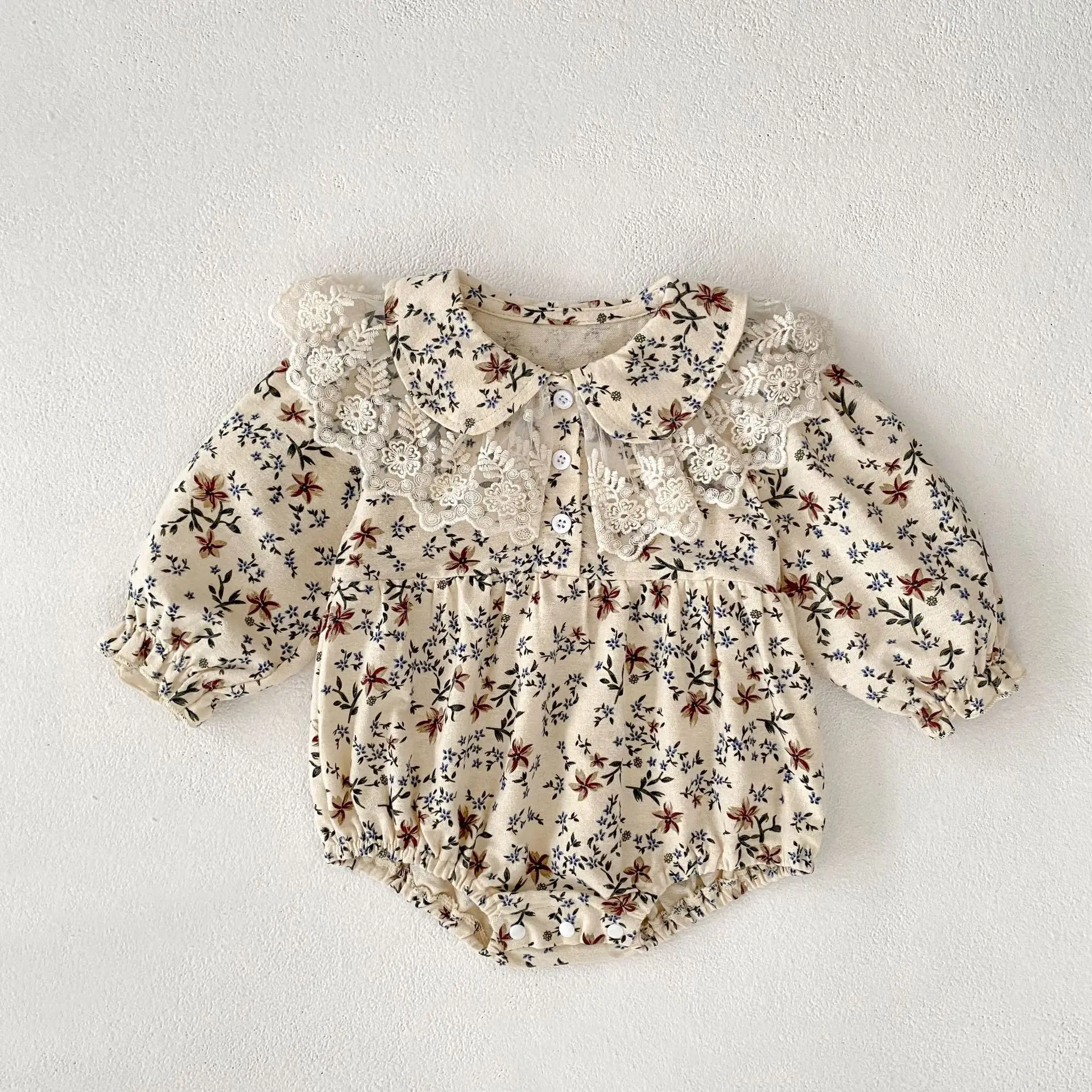 2025 Autumn New Baby Girl Long Sleeve Floral Bodysuit Cotton Infant Cute Loose Lace Collar Jumpsuit Toddler Clothes 0-24M
2025 Autumn New Baby Girl Long Sleeve Floral Bodysuit Cotton Infant Cute Loose Lace Collar Jumpsuit Toddler Clothes 0-24M
