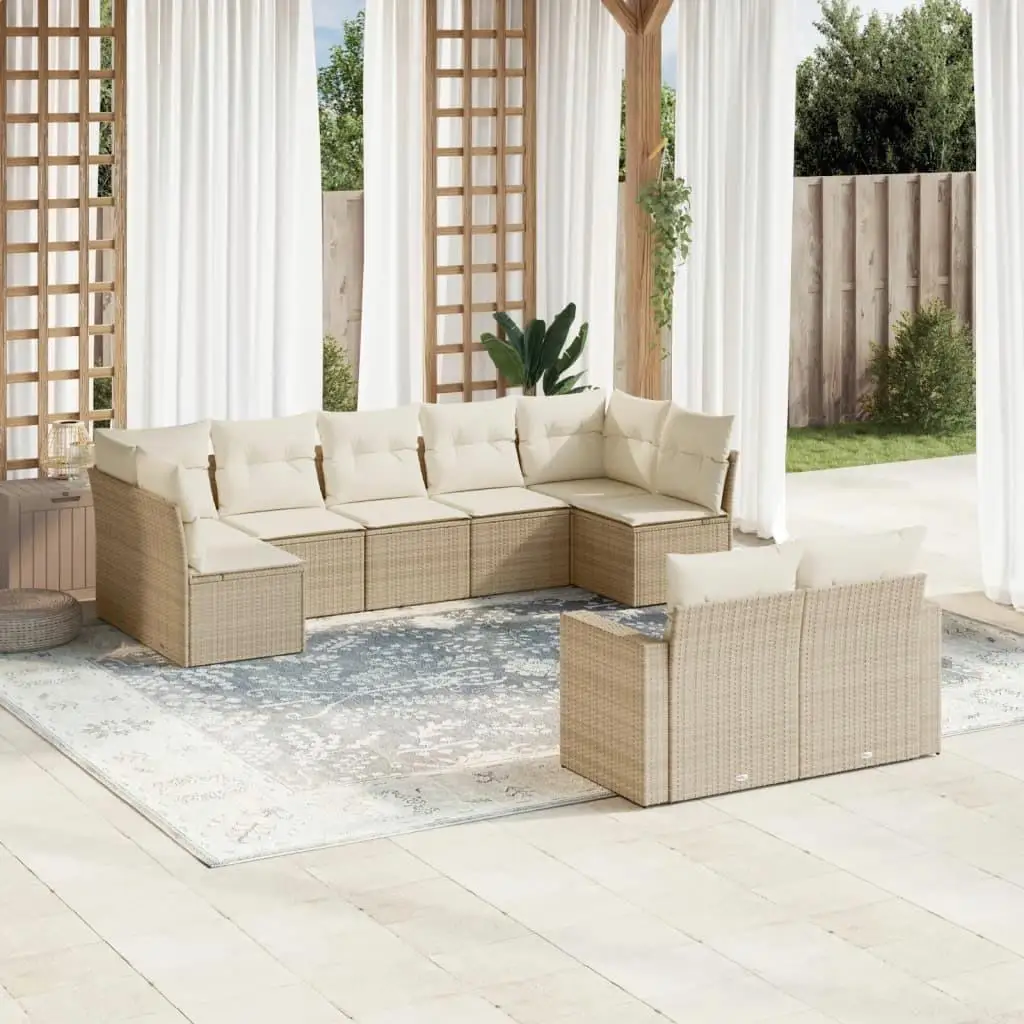 Beige Garden Sofa Set with PE Rattan Powder Coated Steel Foam Cushions for Outdoor Patio Furniture
Beige Garden Sofa Set with PE Rattan Powder Coated Steel Foam Cushions for Outdoor Patio Furniture