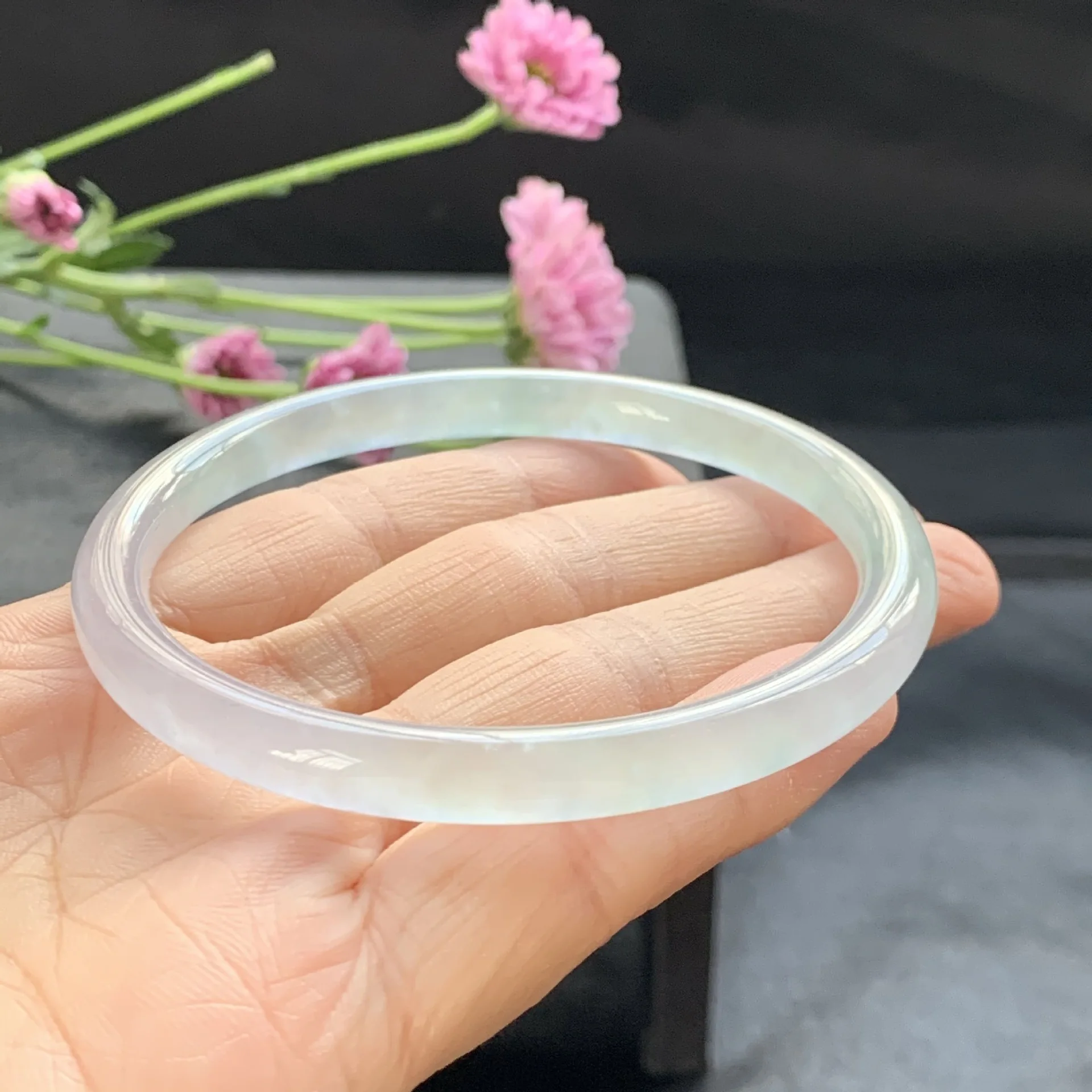round Jade Bracelet Myanmar Ice-like Blype Spring Violet Positive Ring Jade Bracelet Beauty Bracelet Fine Bracelet
round Jade Bracelet Myanmar Ice-like Blype Spring Violet Positive Ring Jade Bracelet Beauty Bracelet Fine Bracelet