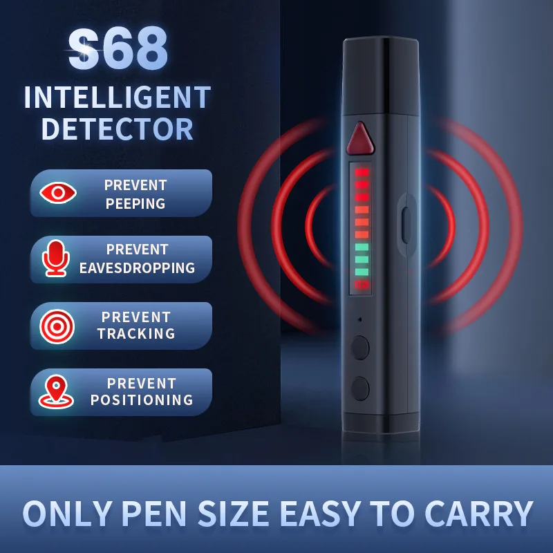 Handheld GPS Camera Signal Detector Hotel Infrared Magnetic Scanner Anti- Peeping Anti-Eavesdropping Anti-Position Monitoring
Handheld GPS Camera Signal Detector Hotel Infrared Magnetic Scanner Anti- Peeping Anti-Eavesdropping Anti-Position Monitoring