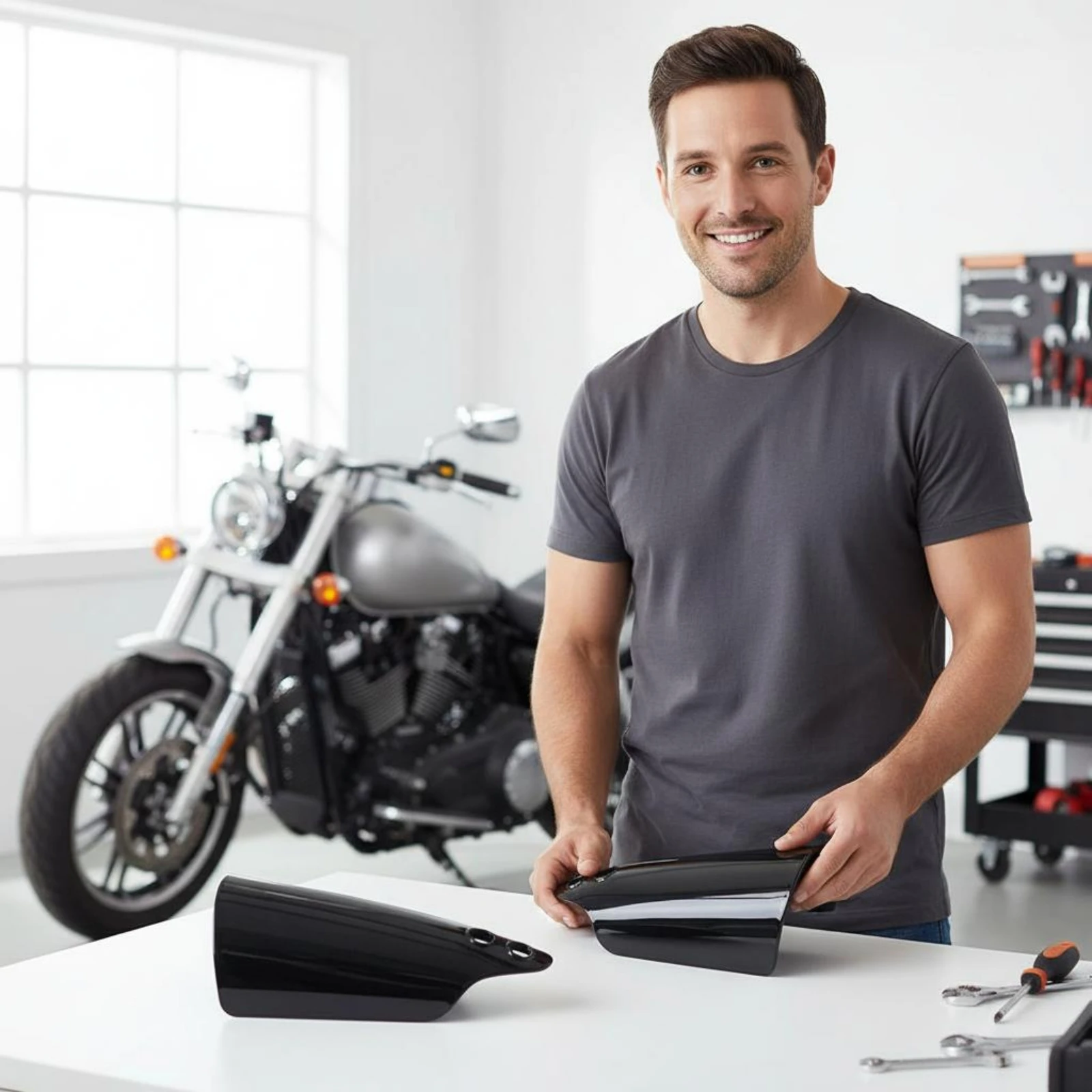 Black Motorcycle Handlebar Guard Comes with Mounting Hardware Motorcycle Handlebar Guard Road Bike Hand Protector Easy To
Black Motorcycle Handlebar Guard Comes with Mounting Hardware Motorcycle Handlebar Guard Road Bike Hand Protector Easy To