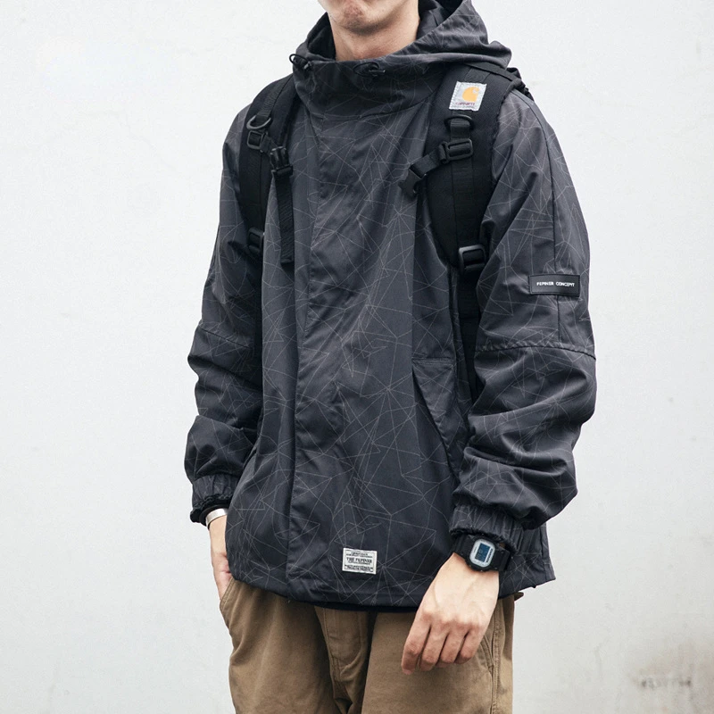 2022 Spring Streetwear Hoodie Storm Suit High Quality Hip Hop Striped Jacket Harajuku Men'S Clothing Cargo Coat Male
2022 Spring Streetwear Hoodie Storm Suit High Quality Hip Hop Striped Jacket Harajuku Men'S Clothing Cargo Coat Male