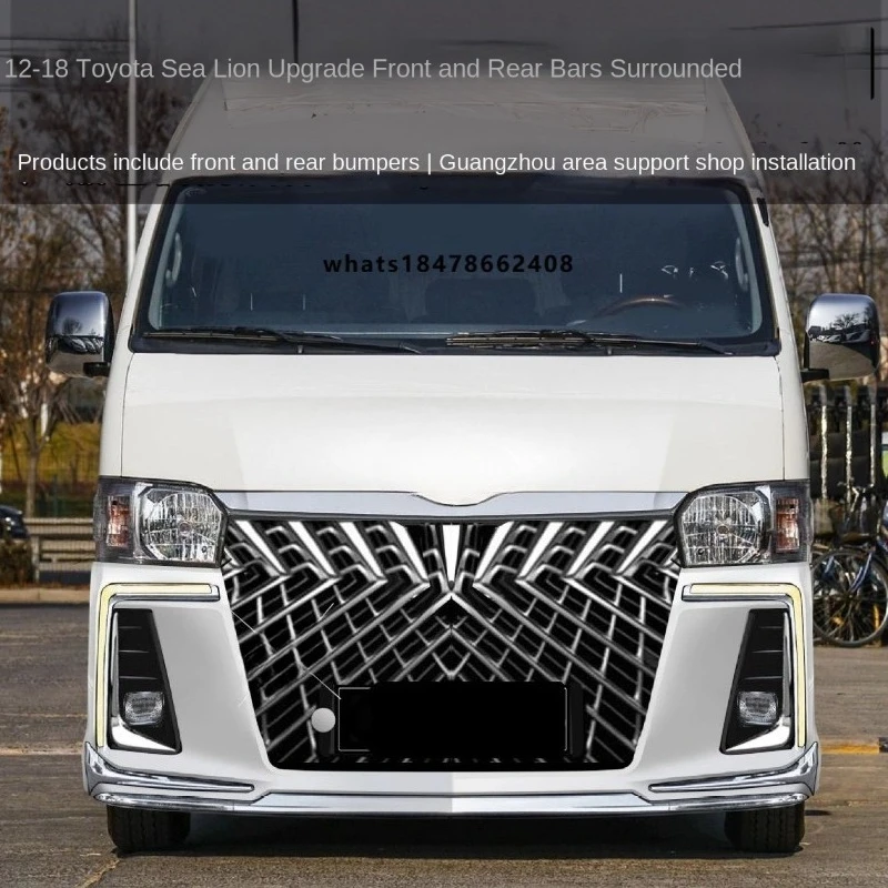 Car Body Kit with Front and Rear Bumper Surround Hiace Upgrade Modified
Car Body Kit with Front and Rear Bumper Surround Hiace Upgrade Modified