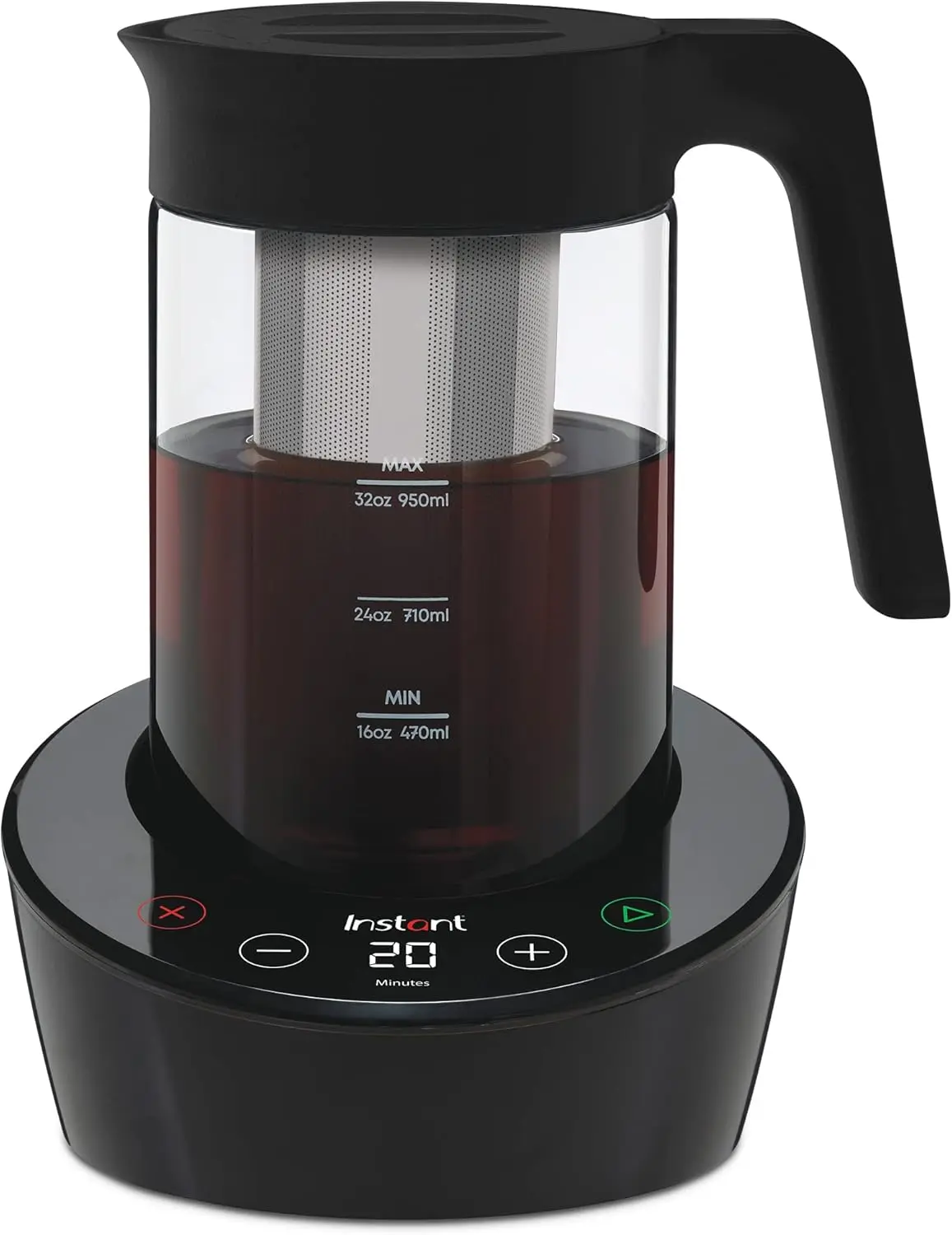 Instant Cold Brew Electric Coffee Maker, From the Makers of , Customize Your Brew Strength, Easy-to-Use, Dishwasher Safe Glass P
Instant Cold Brew Electric Coffee Maker, From the Makers of , Customize Your Brew Strength, Easy-to-Use, Dishwasher Safe Glass P