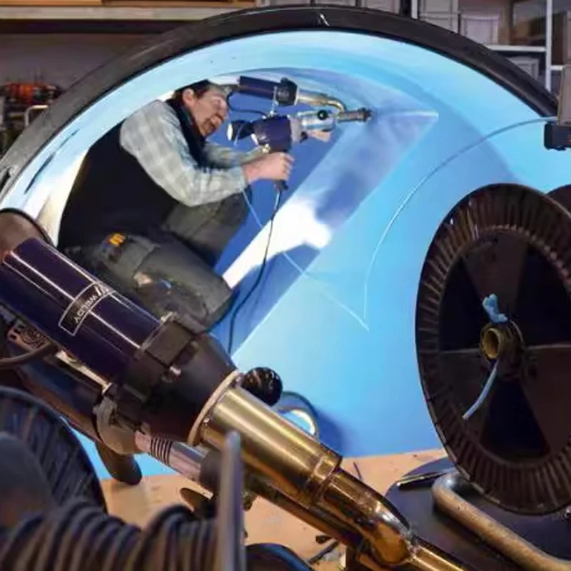 Extrusion-Type Plastic Welding Gun Large Electric Welding Gun with 360° Adjustable Welding Shoe Adjustable Real-Time Temperature
Extrusion-Type Plastic Welding Gun Large Electric Welding Gun with 360° Adjustable Welding Shoe Adjustable Real-Time Temperature