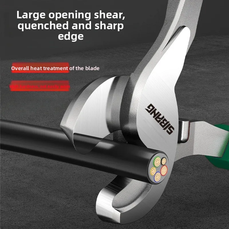 6/8/10 inch industrial grade cable cutter, wire compression design, large opening cutting, high hardness and wear resistance
6/8/10 inch industrial grade cable cutter, wire compression design, large opening cutting, high hardness and wear resistance