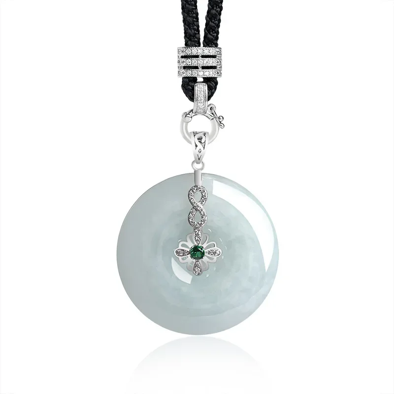 Burmese Jade Donut Pendant Jadeite Man 925 Silver Necklace Amulet Vintage White Necklaces Men Gift Natural Jewelry Charms
Burmese Jade Donut Pendant Jadeite Man 925 Silver Necklace Amulet Vintage White Necklaces Men Gift Natural Jewelry Charms