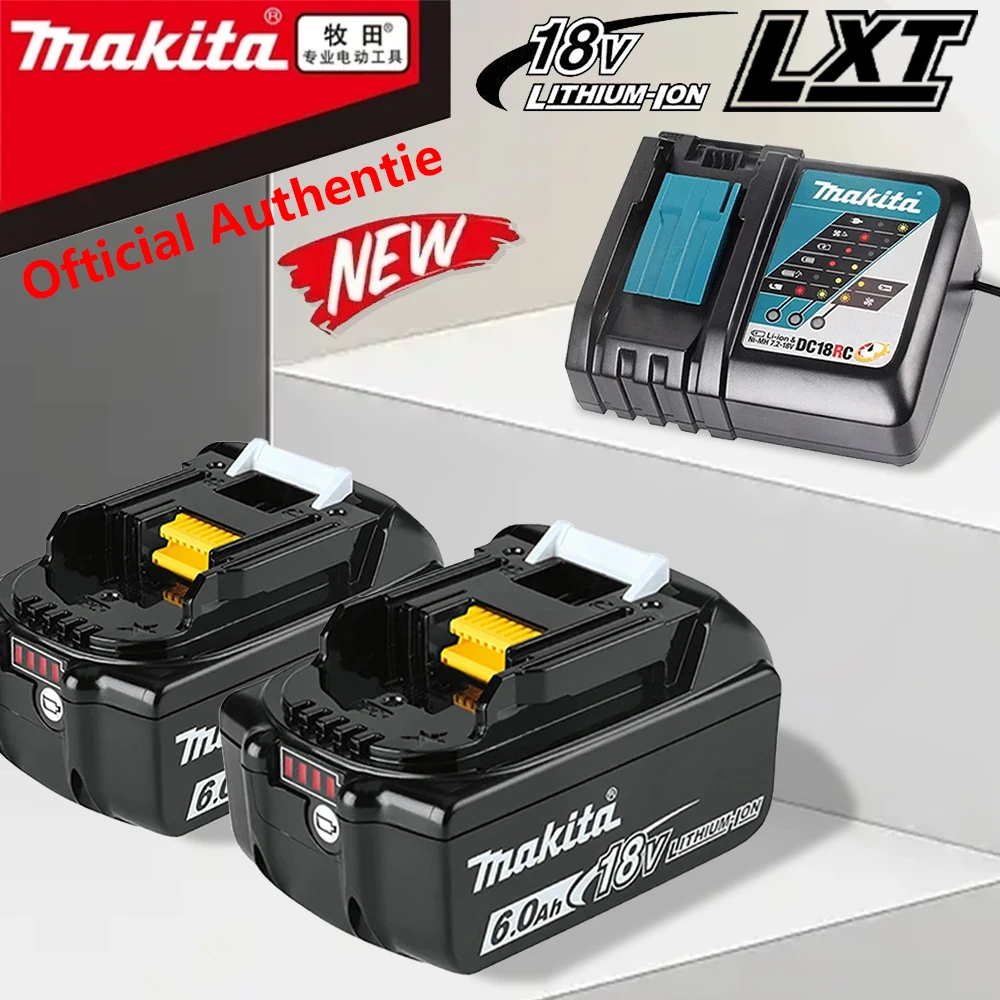 New Makita 18V 6Ah/5Ah/3Ah Li-ion Battery for BL1840 BL1830B BL1850B BL1850 BL1860 Power Tool Rechargeable Lithium Battery
New Makita 18V 6Ah/5Ah/3Ah Li-ion Battery for BL1840 BL1830B BL1850B BL1850 BL1860 Power Tool Rechargeable Lithium Battery