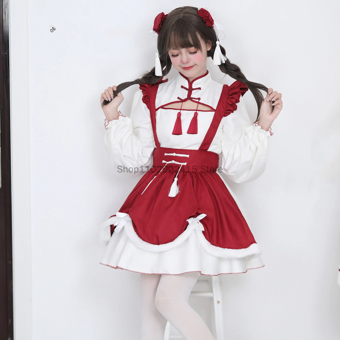 Anime Lolita Maid Costume Cosplay Kawaii School Girl Party Maid Role Play Animation Show Plus Size Long Sleeve Apron Maid Outfit
Anime Lolita Maid Costume Cosplay Kawaii School Girl Party Maid Role Play Animation Show Plus Size Long Sleeve Apron Maid Outfit
