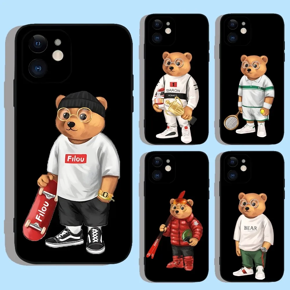 Fashion B-Baron Filou Bear Phone Case For Apple iPhone 15,14,13,12,11,XS,XR,X,8,7,Pro,Max,Plus,mini Silicone Black Cover
Fashion B-Baron Filou Bear Phone Case For Apple iPhone 15,14,13,12,11,XS,XR,X,8,7,Pro,Max,Plus,mini Silicone Black Cover