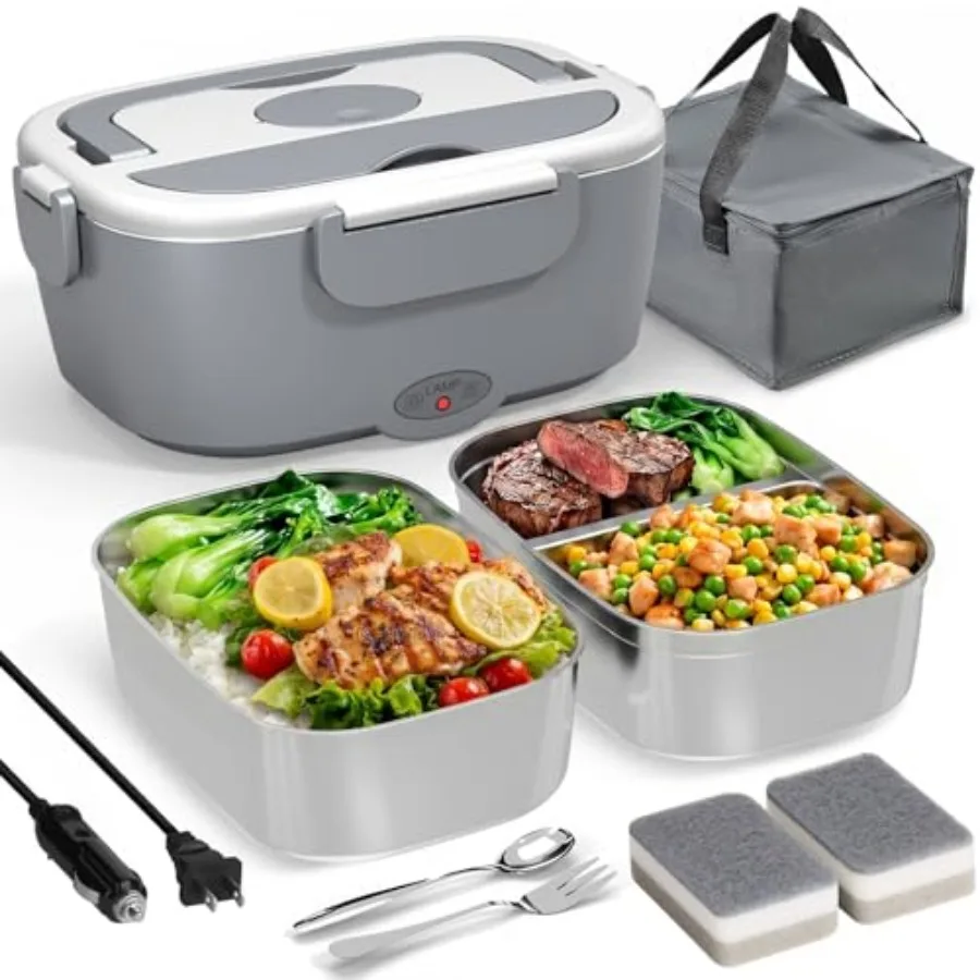 Portable Electric Heated Lunch Warmer Box for Work Stainless Steel Bento Box Adult Plug In Food Heater for Car 12V 24V 110V Sel
Portable Electric Heated Lunch Warmer Box for Work Stainless Steel Bento Box Adult Plug In Food Heater for Car 12V 24V 110V Sel