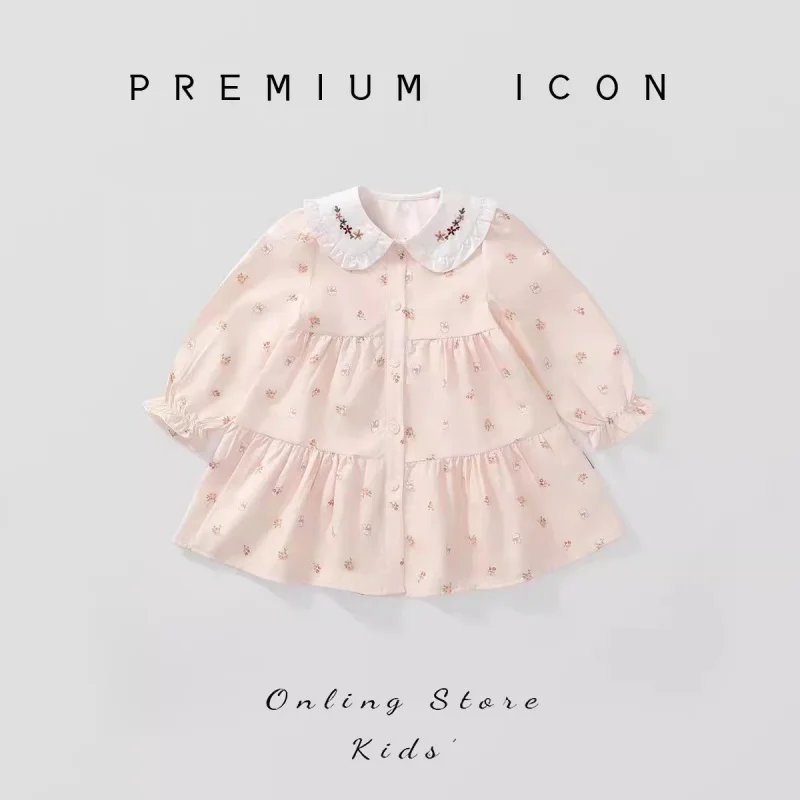 TOY-Spring and Autumn Girls' New Pastoral Style Long Sleeve Floral David Bella Embroidered Dress Doll Collar Fashionable Princes
TOY-Spring and Autumn Girls' New Pastoral Style Long Sleeve Floral David Bella Embroidered Dress Doll Collar Fashionable Princes