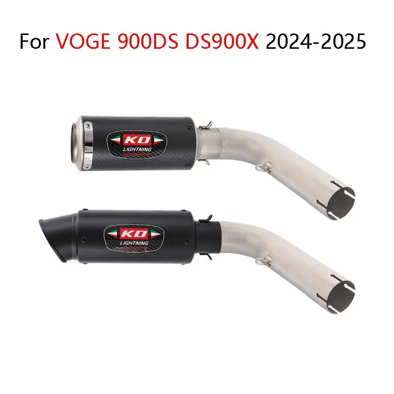 For VOGE 900DS DS900X 2024-2025 Motorcycle Exhaust System Mid Link Pipe 51mm Muffler Carbon Fiber Escape Removable DB Killer
For VOGE 900DS DS900X 2024-2025 Motorcycle Exhaust System Mid Link Pipe 51mm Muffler Carbon Fiber Escape Removable DB Killer