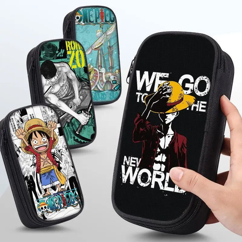Многослойный портативный пенал для карандашей с изображением аниме One Piece, большой вместимости, двухслойный, школьный пенал-органайзер для мальчиков.
Многослойный портативный пенал для карандашей с изображением аниме One Piece, большой вместимости, двухслойный, школьный пенал-органайзер для мальчиков.